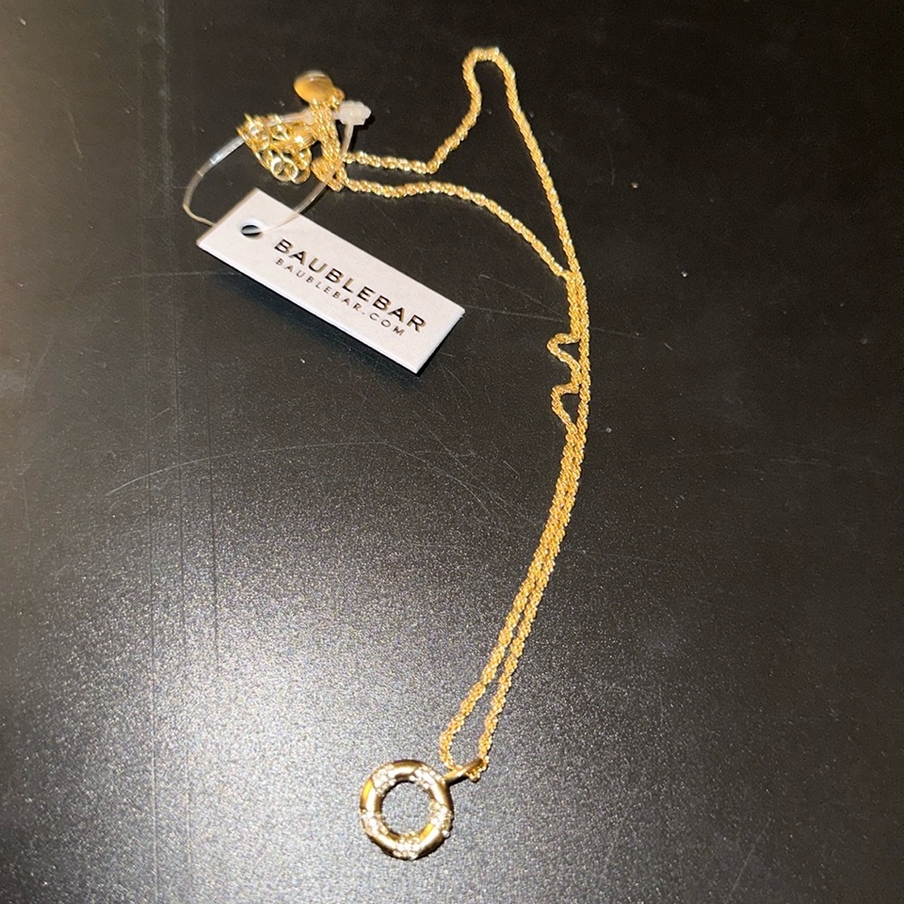 Bauble Bar life Perserver necklace